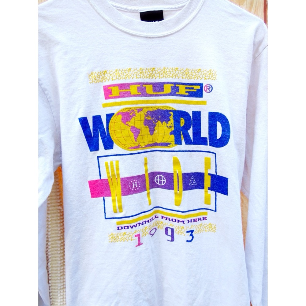 HUF World Wide Graphic Long Sleeve - Picture 4 of 7